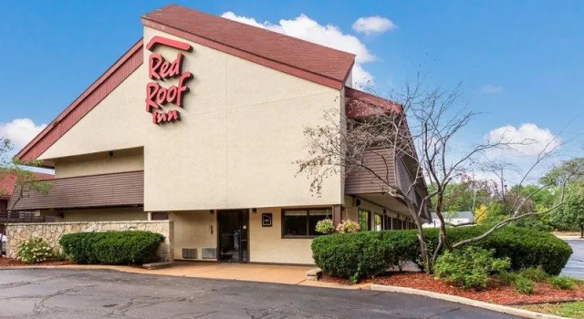 Кровать в общем номере Red Roof Inn Detroit - Plymouth/ Canton