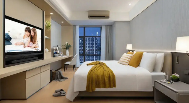 Двухместный номер Deluxe Somerset Haizhu Centre Guangzhou