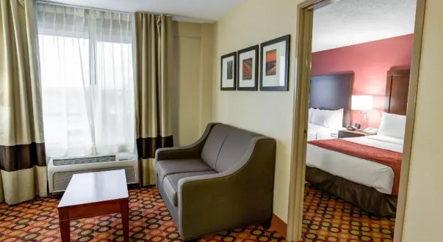 Четырёхместный люкс c 1 комнатой Charlotte Suites