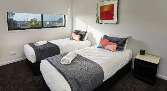 Апартаменты Deluxe с 2 комнатами с балконом Nouveau Serviced Apartments