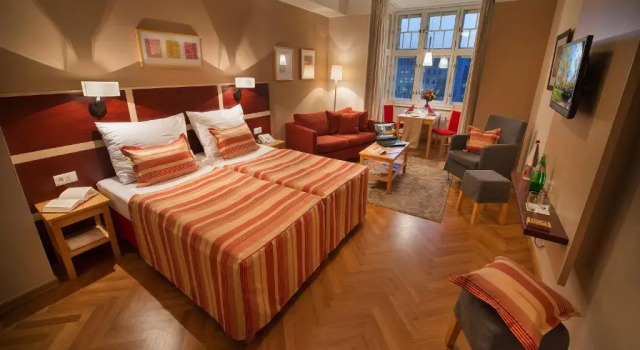 Dobbelt etværelseslejlighed med haveudsigt Hotel Julis