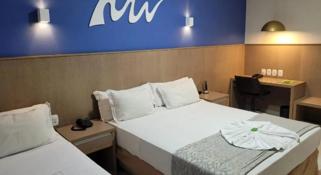 Трёхместный номер Standard с видом на бассейн Real Classic Bahia Hotel