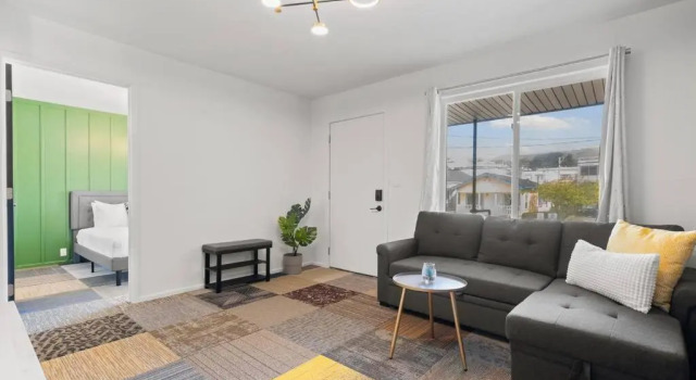 Stylish Green n Gold 2BR 1Bath Apartment, Забронировать Апартаменты/квартира Апартаменты San Mateo County, Апартаменты/квартира