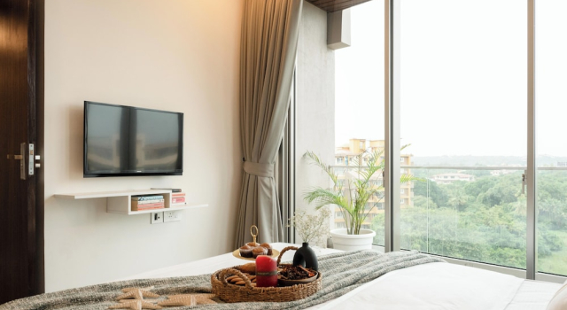 Staymaster Flabris 3BHK Apartment, Boek Appartement Hotels in Noord-Goa met parkeren, Parkeren