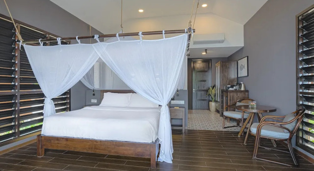 Двухместное бунгало Deluxe с балконом The Boathouse Pulau Tioman