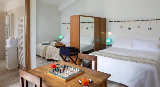 Standard Vierer Zimmer AllAntica Mattonata