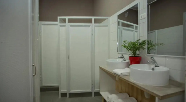 Кровать в общем номере Casa Lastra Hostel