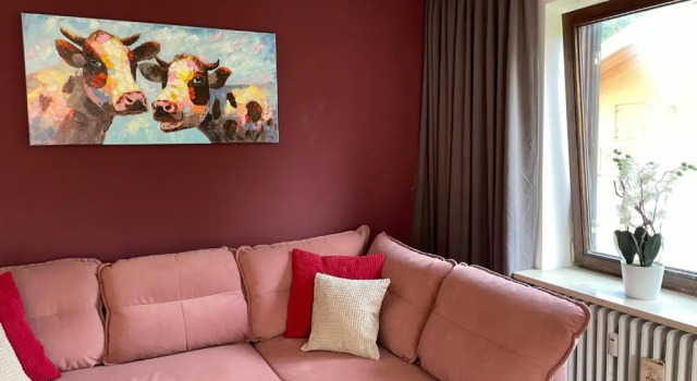 Апартаменты с 2 комнатами Work & Play - Apt am Tegernsee, 2 min zur Seesauna mit Balkon & Kamin