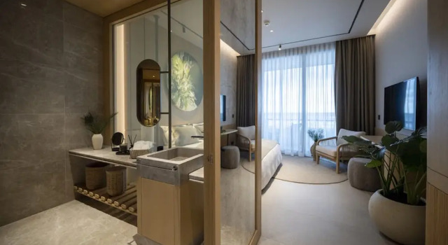 Номер Deluxe с балконом и с видом на сад İnemare Hotel