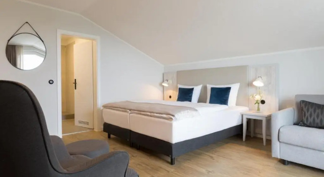 Двухместный номер Standard с балконом и с видом на море Koopmanns Hotel und Lädchen