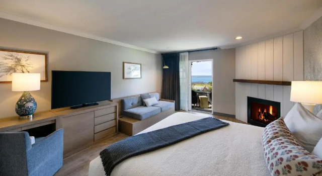 Номер Standard с видом на океан Fireside Inn on Moonstone Beach