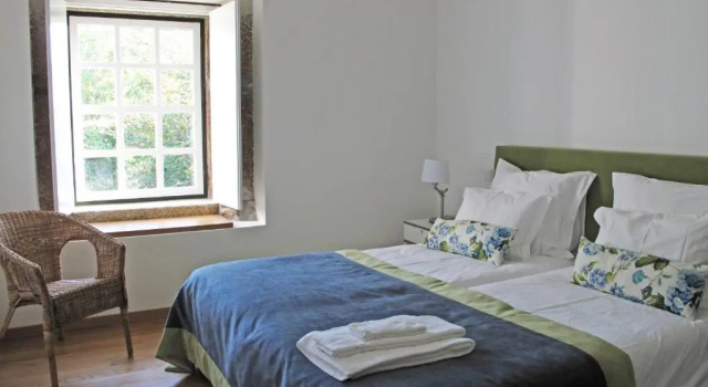 Deluxe Dvoulůžkový s manželskou postelí pokoj a výhledem do zahrady Casa Dos Barros By Vintage Theory
