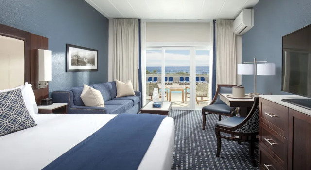 Двухместный номер Standard с балконом и с видом на океан Ocean House Hotel at Bass Rocks