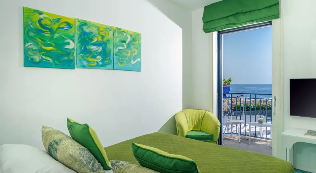 Двухместный номер Superior с балконом и с видом на море Le Ancore Hotel