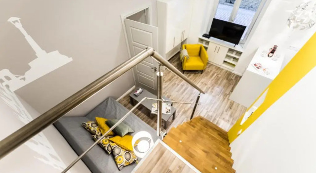 Студия ORANGEHOMES Klauzal apartments