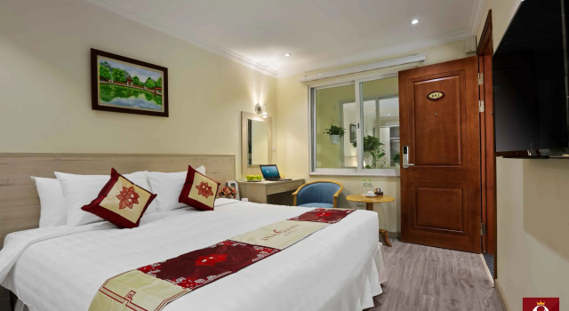 Двухместный номер Deluxe with Window Hanoi Splendid Premium Hotel