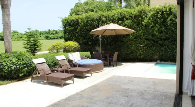 Вилла VillaFV GuavaBerry-JuanDolio-4BR-6Bds-12Pax-AC-WiFi-BBQ-GolfView