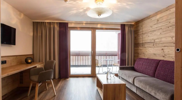 Люкс с видом на горы Hotel Weisseespitze