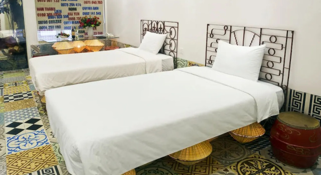 Двухместный номер Deluxe c 1 комнатой с балконом и с видом на город Thang Long Espana Hotel