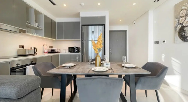 2B- Sunrisebay 1- 1603 by bnbme homes, Забронировать Отель Отели Пальмы Джумейра 3 звезды, 3*
