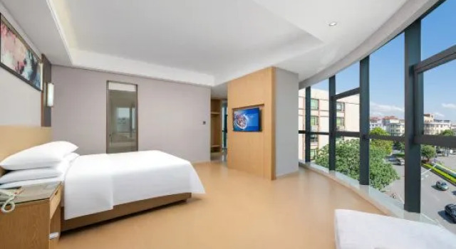 Двухместный люкс Deluxe Vienna Hotel Guangdong Zhongshan Xiaolan High-Speed Railway Station