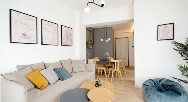 Апартаменты Superior с 2 комнатами с балконом Odyssey Residence