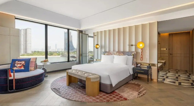 Двухместный номер Premium с видом на озеро Hotel Indigo Xiamen Haicang by IHG