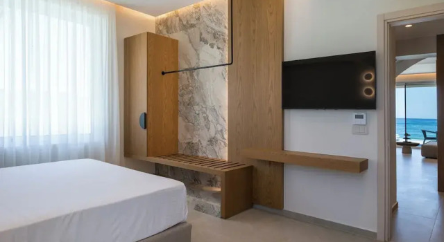 Люкс c 1 комнатой с видом на закат Marika Beach Hotel
