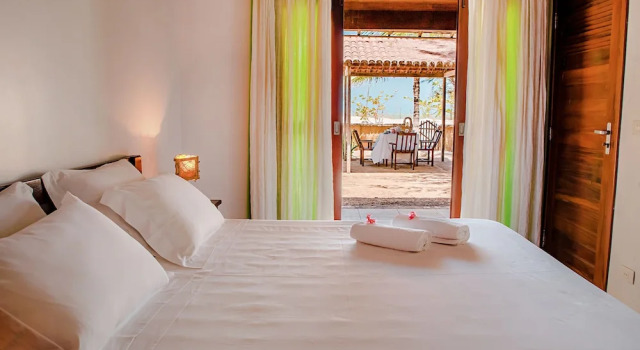 Трёхместный номер Deluxe с видом на море Villa del Mar Praia Hotel