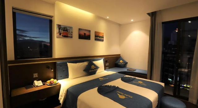 Двухместный номер Deluxe с видом на город Aloha Hotel Nha Trang