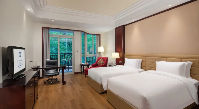 Superior Doppel Zimmer mit Balkon und mit Gartenblick C&D Hotel Putian