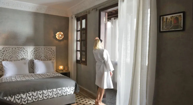 Двухместный номер Superior с красивым видом из окна Riad Palau Marrakech