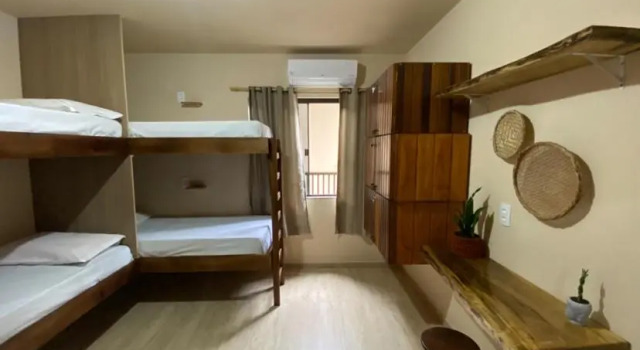 Кровать в общем номере Babitonga Hostel - 100m da Prainha