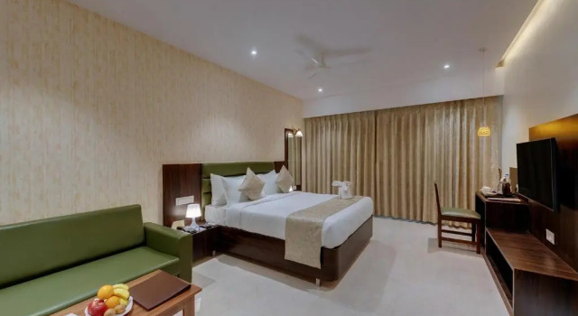 Luksusowy pokój Guruprerna Beacon Resort, Dwarka