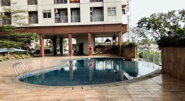 Bright and Clean Studio Apartment Serpong Greenview By Travelio, Book Apartment Hotels in South Tangerang with a Pool, Swimming Pool
