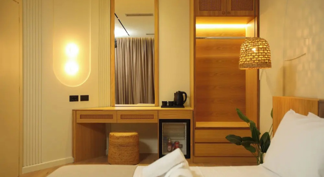 Четырёхместный номер Deluxe Hotel Brooklyn Vlore