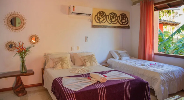 Трёхместный номер Standard c 1 комнатой Pousada Villa do Sol