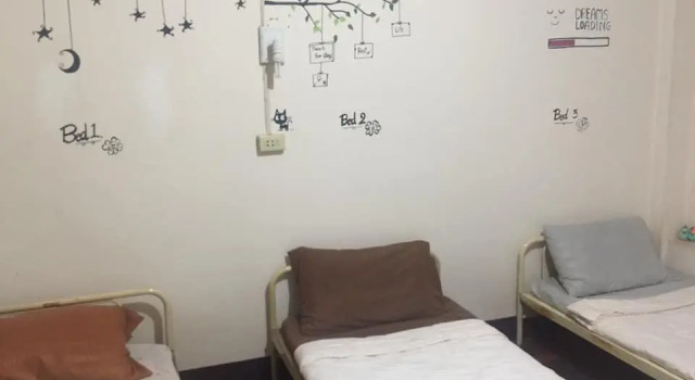 Кровать в общем номере Sofia Hostel