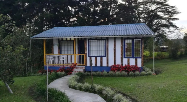 Шале Superior с балконом и с красивым видом из окна Hotel Campestre El Refugio De Balsora