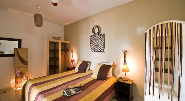 Habitación doble Estándar con vista al jardín La Maison Abaka