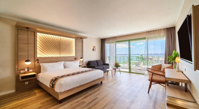 Двухместный номер Premier с видом на океан Hilton Hotel Tahiti