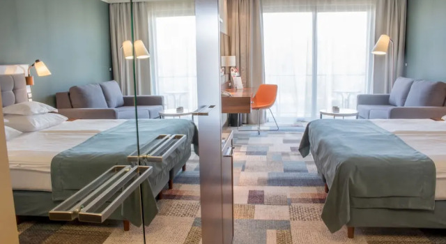 Одноместный номер Standard с балконом Hotel Aquarius SPA