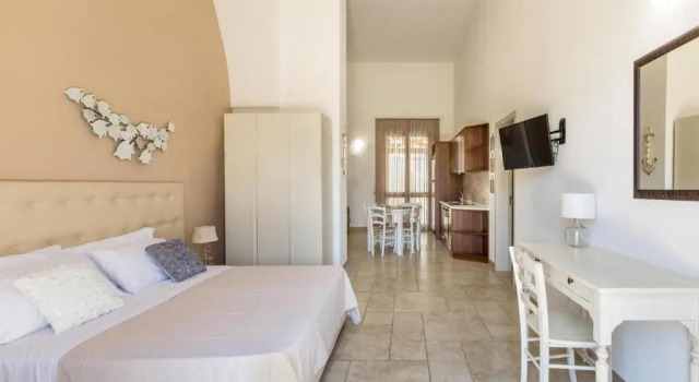 Etværelseslejlighed med udsigt over poolen Mediterranea Residence