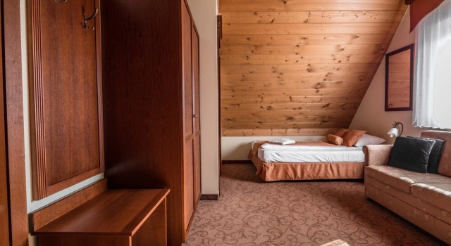 Трёхместный номер Economy с балконом Villa Magnat SPA, JACUZZI, SAUNA, TĘŻNIA SOLANKOWA