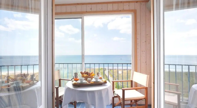 Двухместный номер Standard с видом на океан Logis Hotel Restaurant De La Plage