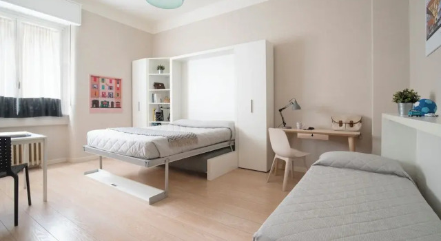 Трёхместный номер Deluxe с балконом и с видом на город Sigieri Residence Milano
