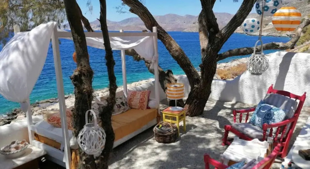 Апартаменты Seafront Casa Azul Villa - Getaway in Kalymnos