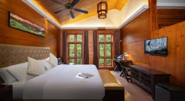 Семейный люкс с видом на горы Cloud Mirror Holiday Hostel