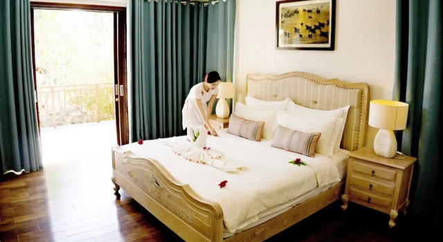 Люкс с балконом и с видом на море Villa Aria Boutique Muine