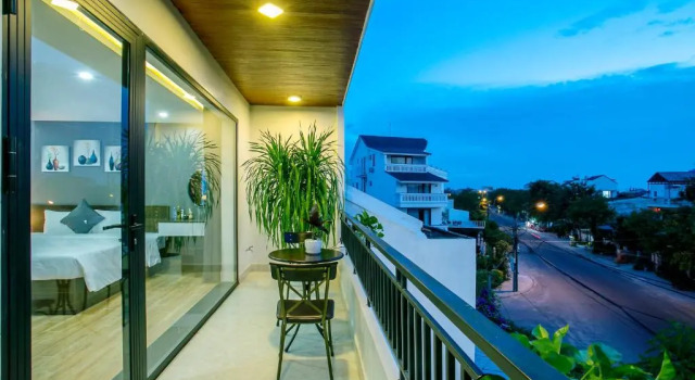 Двухместный номер Deluxe с балконом Sweet House Homestay Hoi An